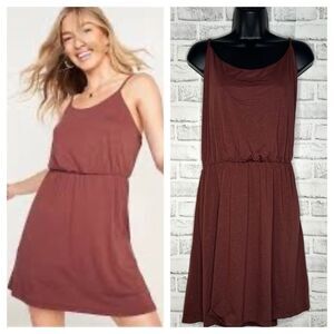 Old Navy Waist Defined Slub Knit Dress Size XL